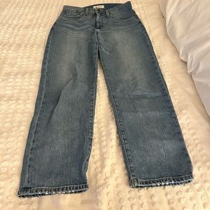 Madewell straight leg jeans
